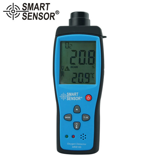 ?，?AR8100氧氣濃度檢測(cè)儀 O2氧氣測(cè)試儀 氧氣探測(cè)分析儀報(bào)警器